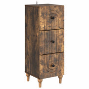 Ladekast gerookt eiken 33x34,5x90 cm