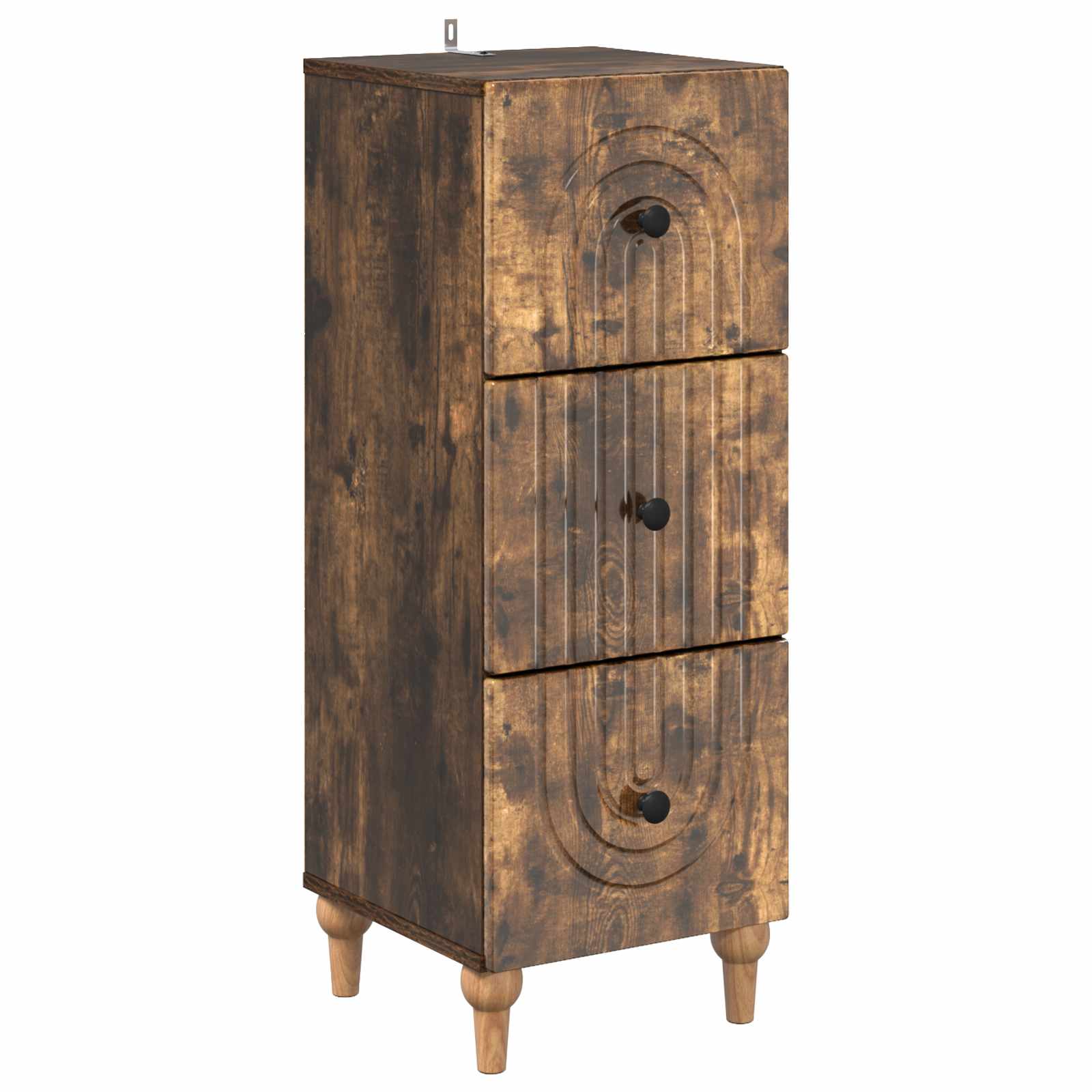 Ladenkast Gerookt eiken 33 x 34,5 x 90 cm Bewerkt hout