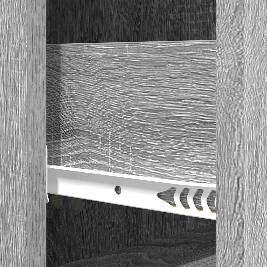 Ladenkast Grijs sonoma 33 x 34,5 x 90 cm Bewerkt hout