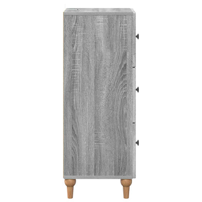 Ladenkast Grijs sonoma 33 x 34,5 x 90 cm Bewerkt hout