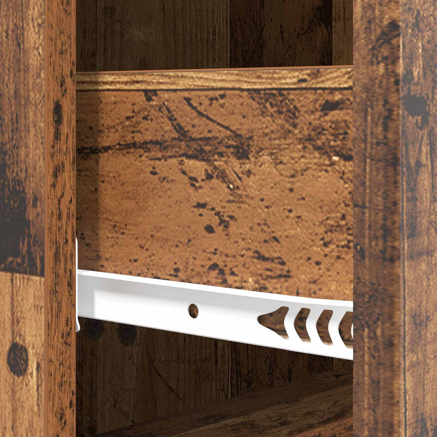 Ladenkast Oud hout 33 x 34,5 x 90 cm Bewerkt hout