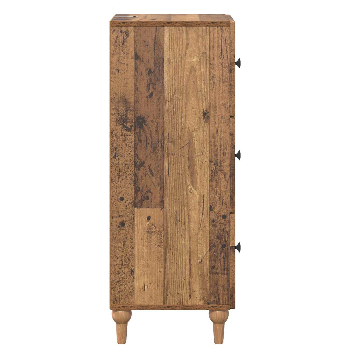 Ladenkast Oud hout 33 x 34,5 x 90 cm Bewerkt hout