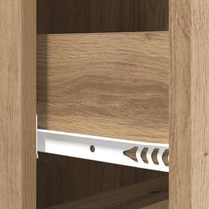 Ladenkast Artisanaal eiken 33 x 34,5 x 90 cm Bewerkt hout