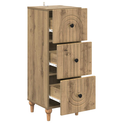 Ladenkast Artisanaal eiken 33 x 34,5 x 90 cm Bewerkt hout