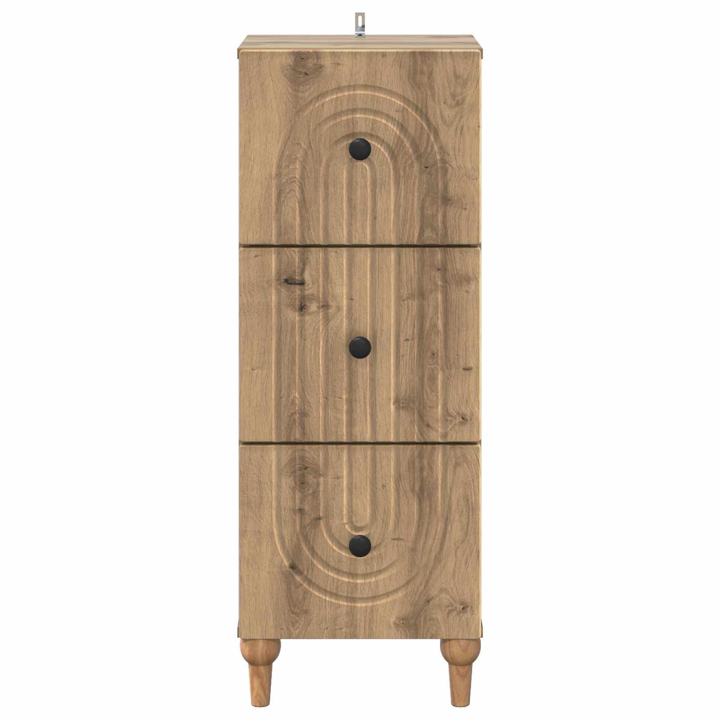 Ladenkast Artisanaal eiken 33 x 34,5 x 90 cm Bewerkt hout