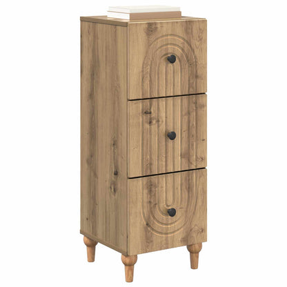 Ladenkast Artisanaal eiken 33 x 34,5 x 90 cm Bewerkt hout