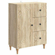 Dressoir 66x34,5x90 cm Sonoma eiken bewerkt hout