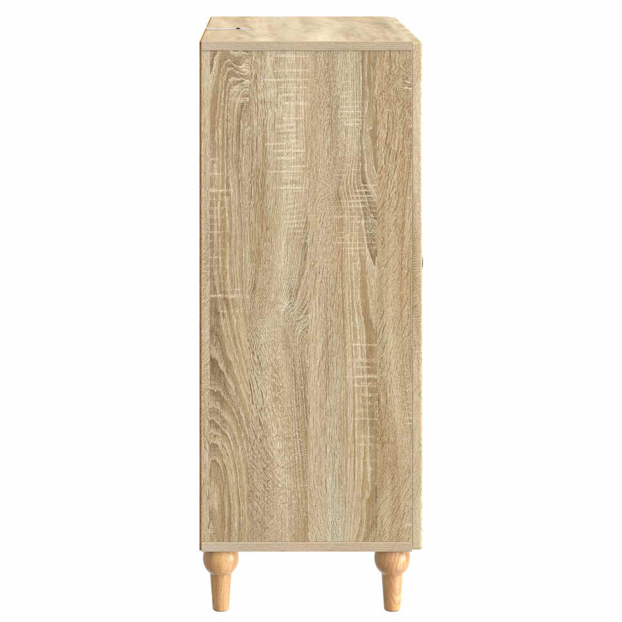 Dressoir met lade Sonoma Eiken 66 x 34,5 x 90 cm Bewerkt hout
