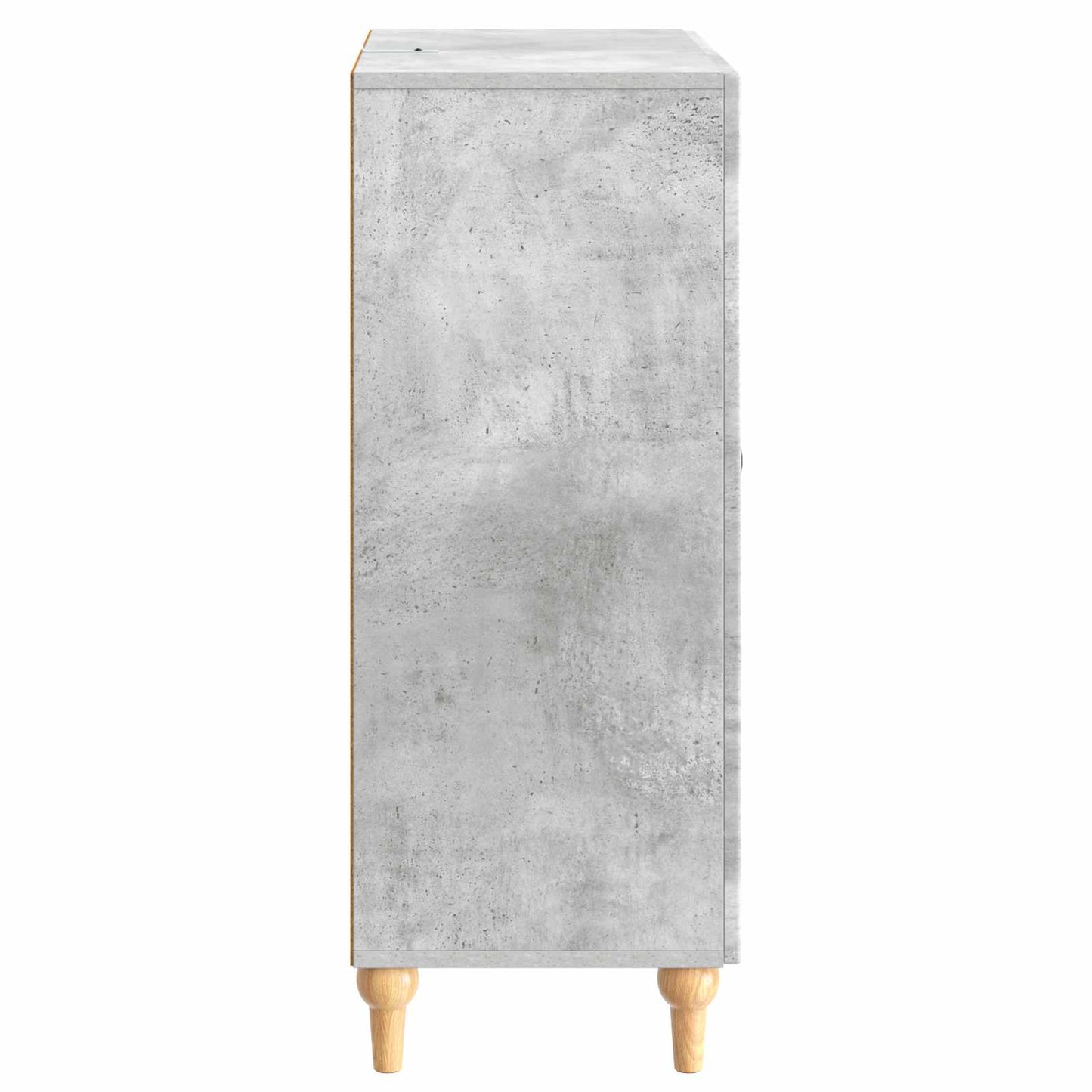 Dressoir met lade Betongrijs 66 x 34,5 x 90 cm Bewerkt hout