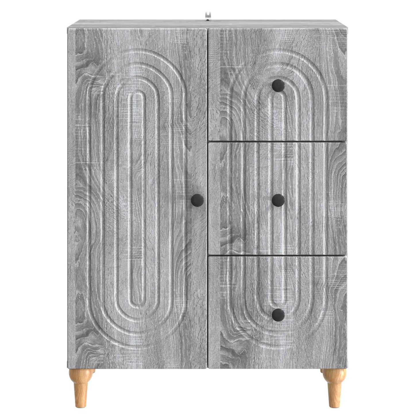Dressoir met lade Grijs sonoma 66 x 34,5 x 90 cm Bewerkt hout