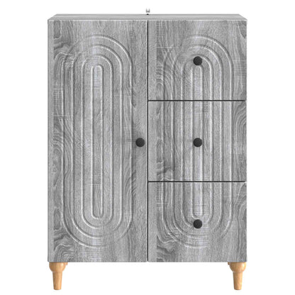 Dressoir met lade Grijs sonoma 66 x 34,5 x 90 cm Bewerkt hout