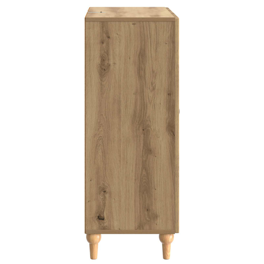 Dressoir Artisanaal eiken 66 x 34,5 x 90 cm Bewerkt hout
