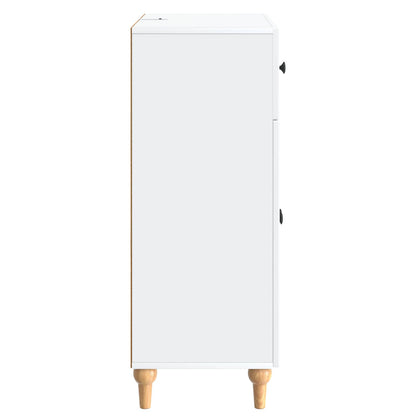 Dressoir met lade Wit 66 x 34,5 x 90 cm Bewerkt hout