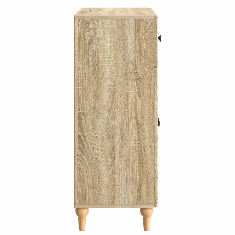 Dressoir met lade Sonoma Eiken 66 x 34,5 x 90 cm Bewerkt hout