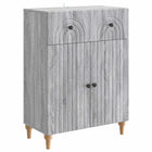 Dressoir Grijs sonoma 66x34,5x90 cm bewerkt hout
