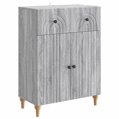 Dressoir met lade Grijs sonoma 66 x 34,5 x 90 cm Bewerkt hout