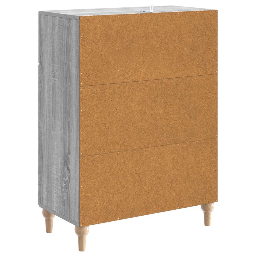 Dressoir met lade Grijs sonoma 66 x 34,5 x 90 cm Bewerkt hout