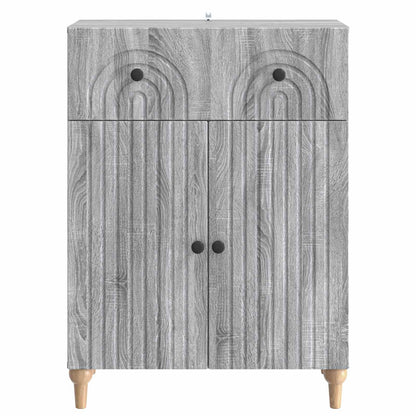 Dressoir met lade Grijs sonoma 66 x 34,5 x 90 cm Bewerkt hout