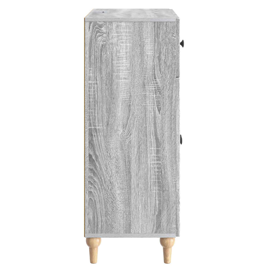 Dressoir met lade Grijs sonoma 66 x 34,5 x 90 cm Bewerkt hout