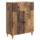 Dressoir 66x34,5x90 cm oud hout bewerkt hout