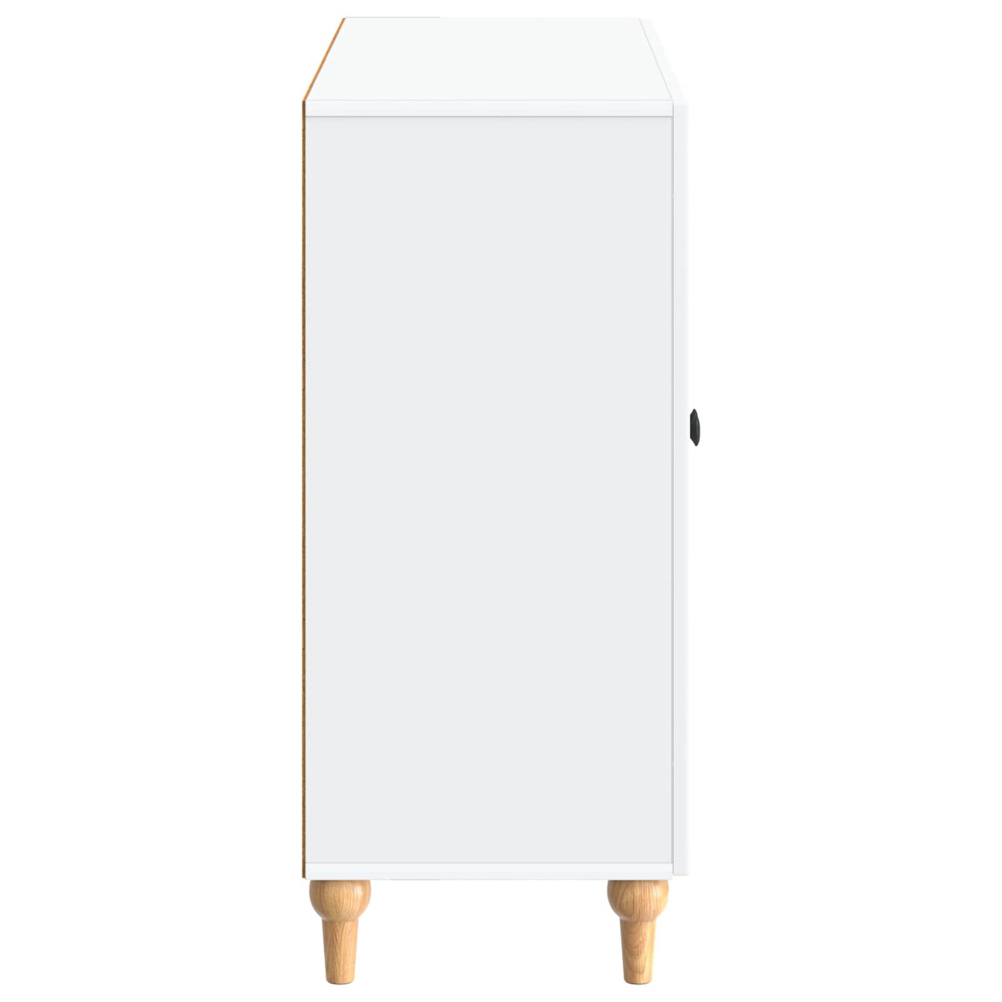 Dressoir Wit 89 x 34,5 x 80 cm Bewerkt hout