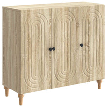 Dressoir Sonoma Eiken 89 x 34,5 x 80 cm Bewerkt hout