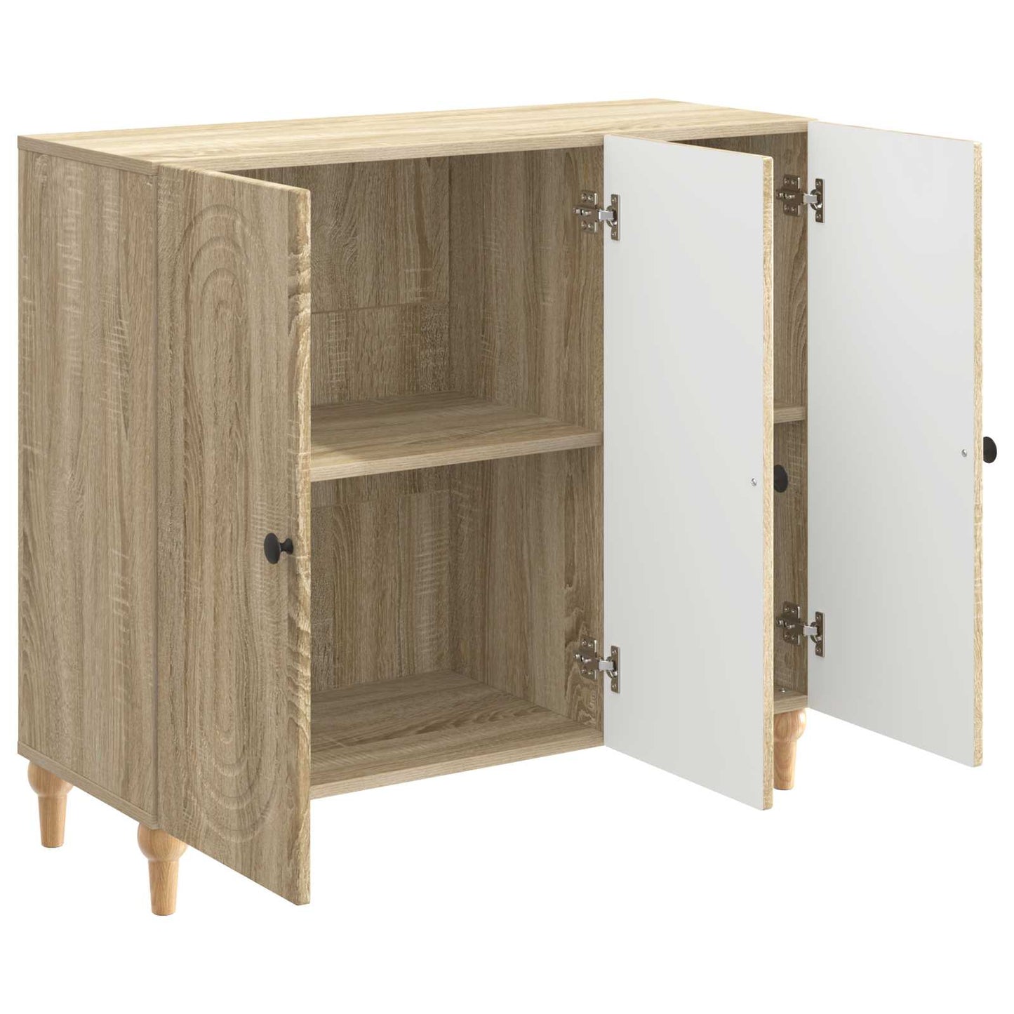 Dressoir Sonoma Eiken 89 x 34,5 x 80 cm Bewerkt hout