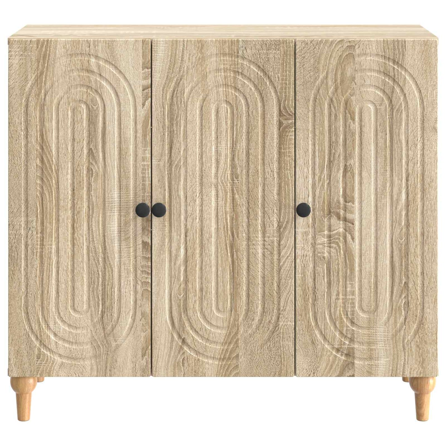 Dressoir Sonoma Eiken 89 x 34,5 x 80 cm Bewerkt hout