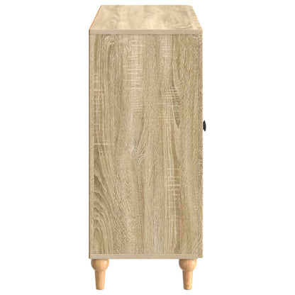 Dressoir Sonoma Eiken 89 x 34,5 x 80 cm Bewerkt hout
