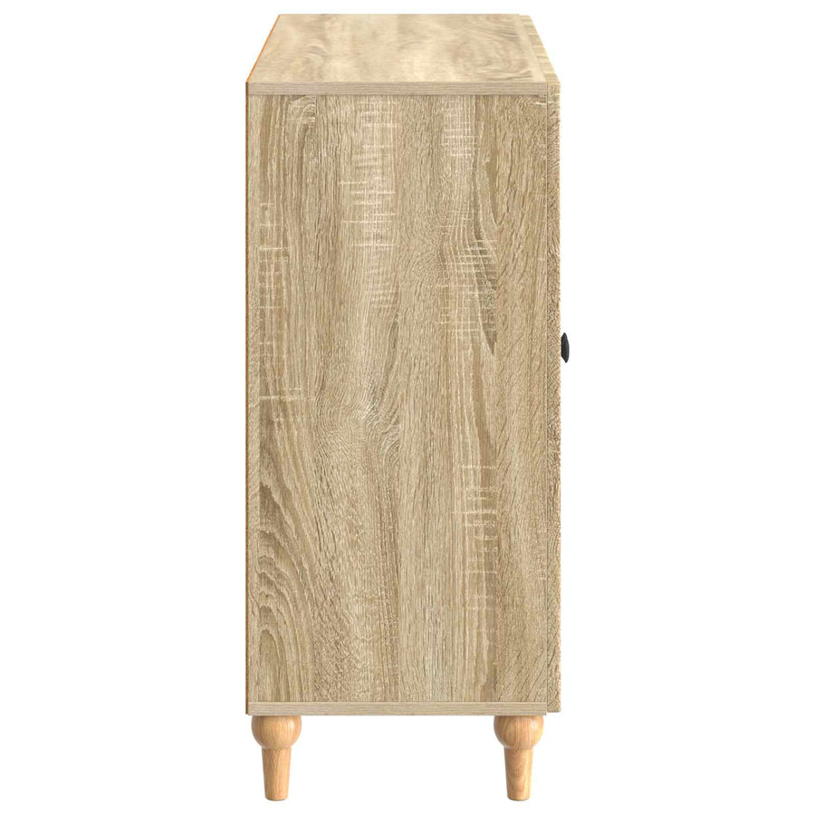 Dressoir Sonoma Eiken 89 x 34,5 x 80 cm Bewerkt hout