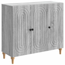 Dressoir Grijs sonoma 89 x 34,5 x 80 cm Bewerkt hout
