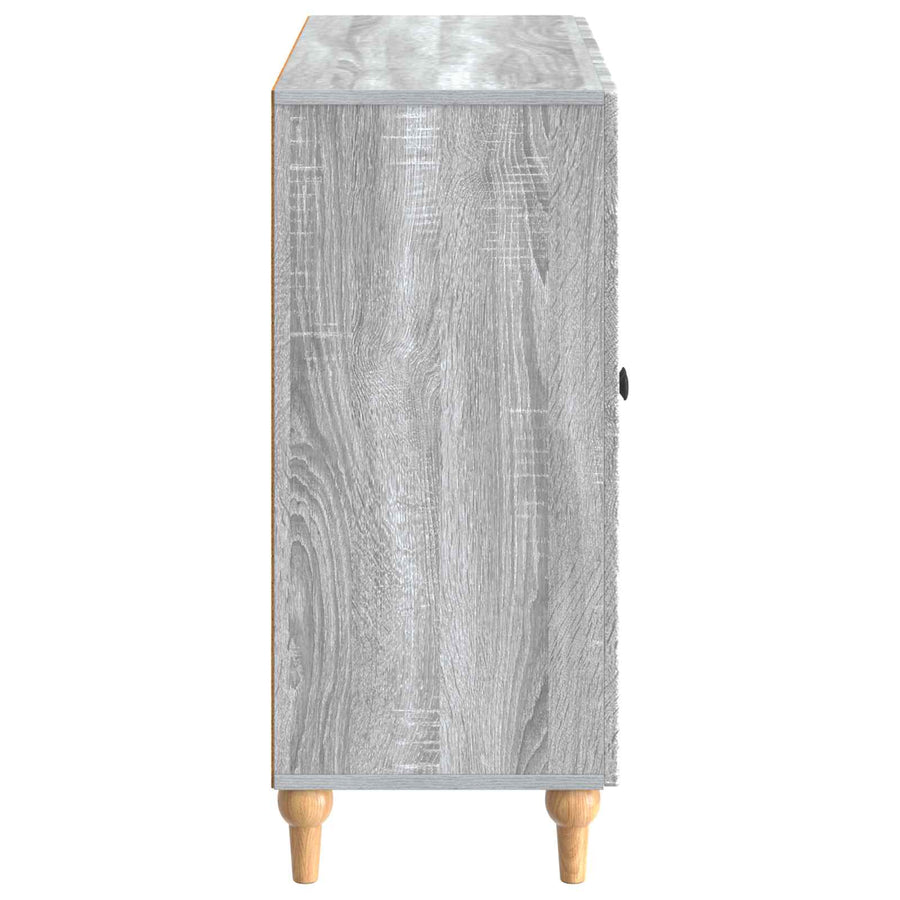Dressoir Grijs sonoma 89 x 34,5 x 80 cm Bewerkt hout