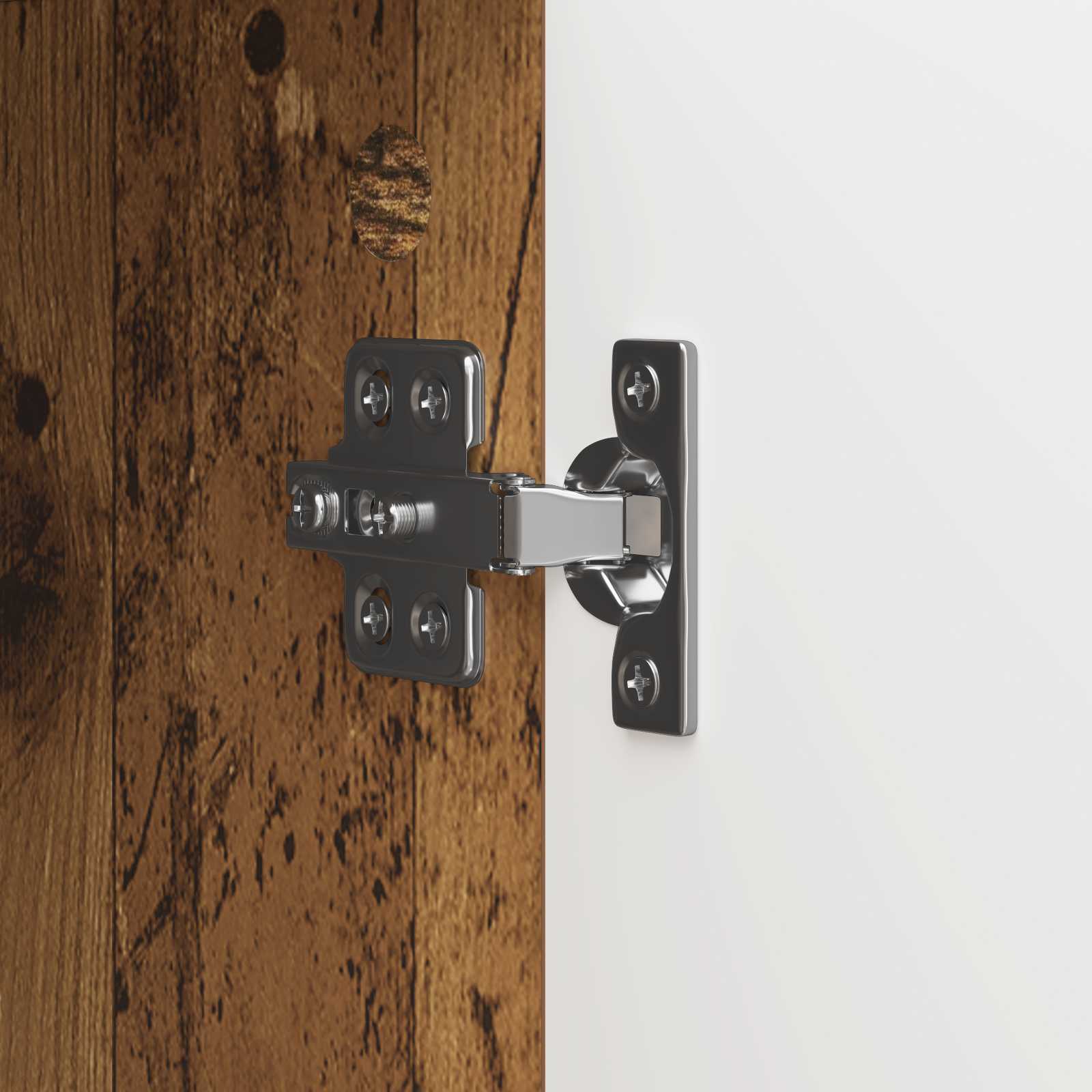 Dressoir Oud hout 89 x 34,5 x 80 cm Bewerkt hout