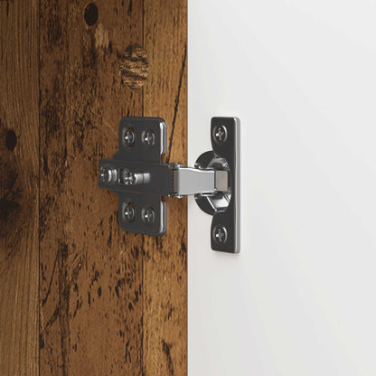 Dressoir Oud hout 89 x 34,5 x 80 cm Bewerkt hout
