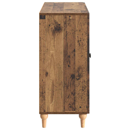Dressoir Oud hout 89 x 34,5 x 80 cm Bewerkt hout