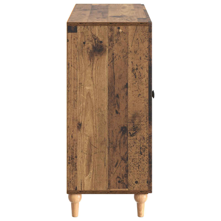 Dressoir Oud hout 89 x 34,5 x 80 cm Bewerkt hout