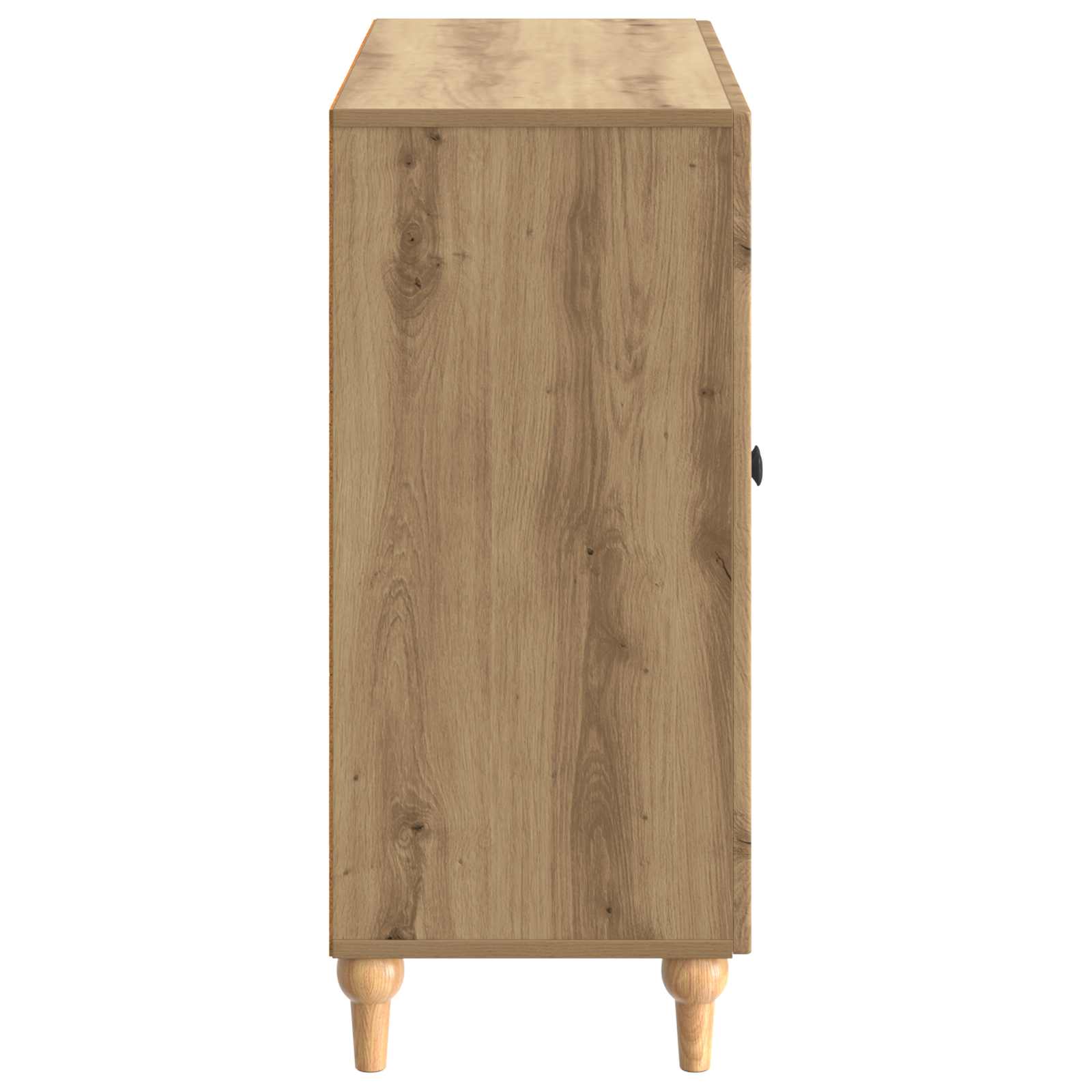 Dressoir Artisanaal eiken 89 x 34,5 x 80 cm Bewerkt hout