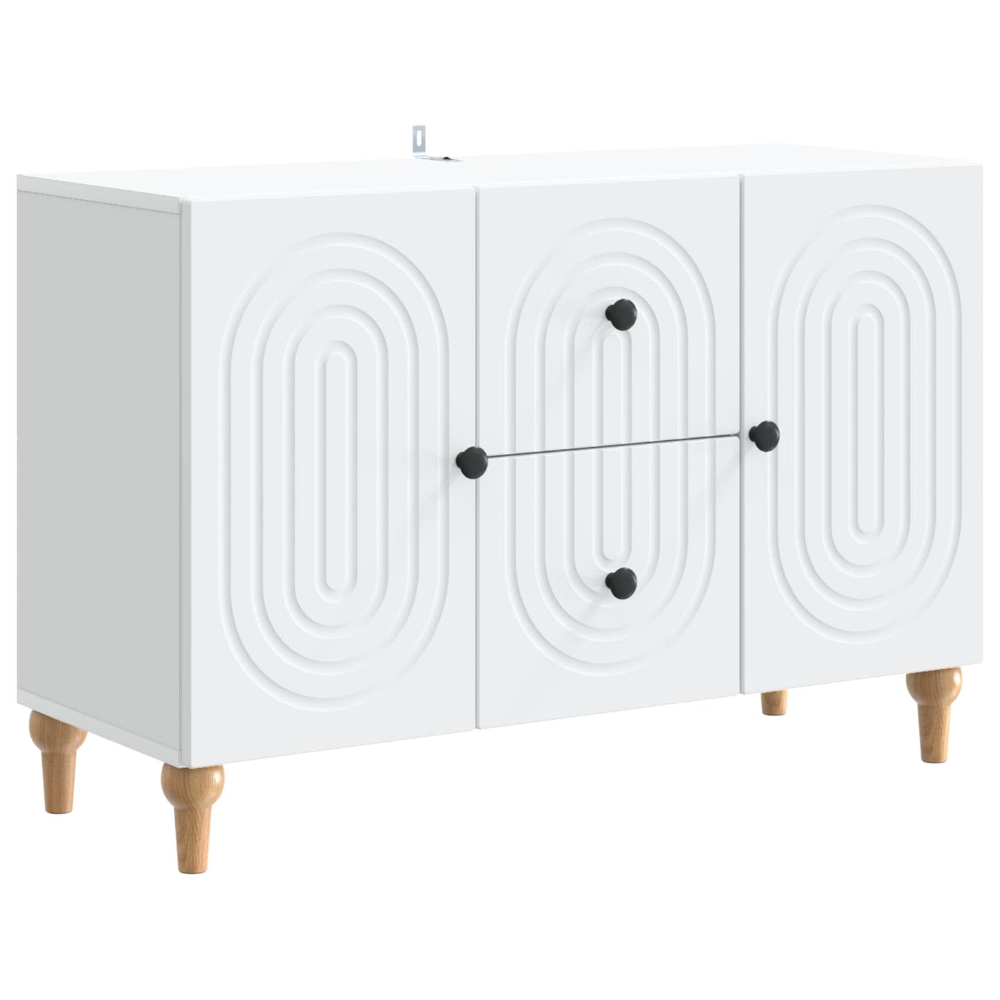 TV-kast met lade Wit 89 x 34,5 x 60 cm Bewerkt hout