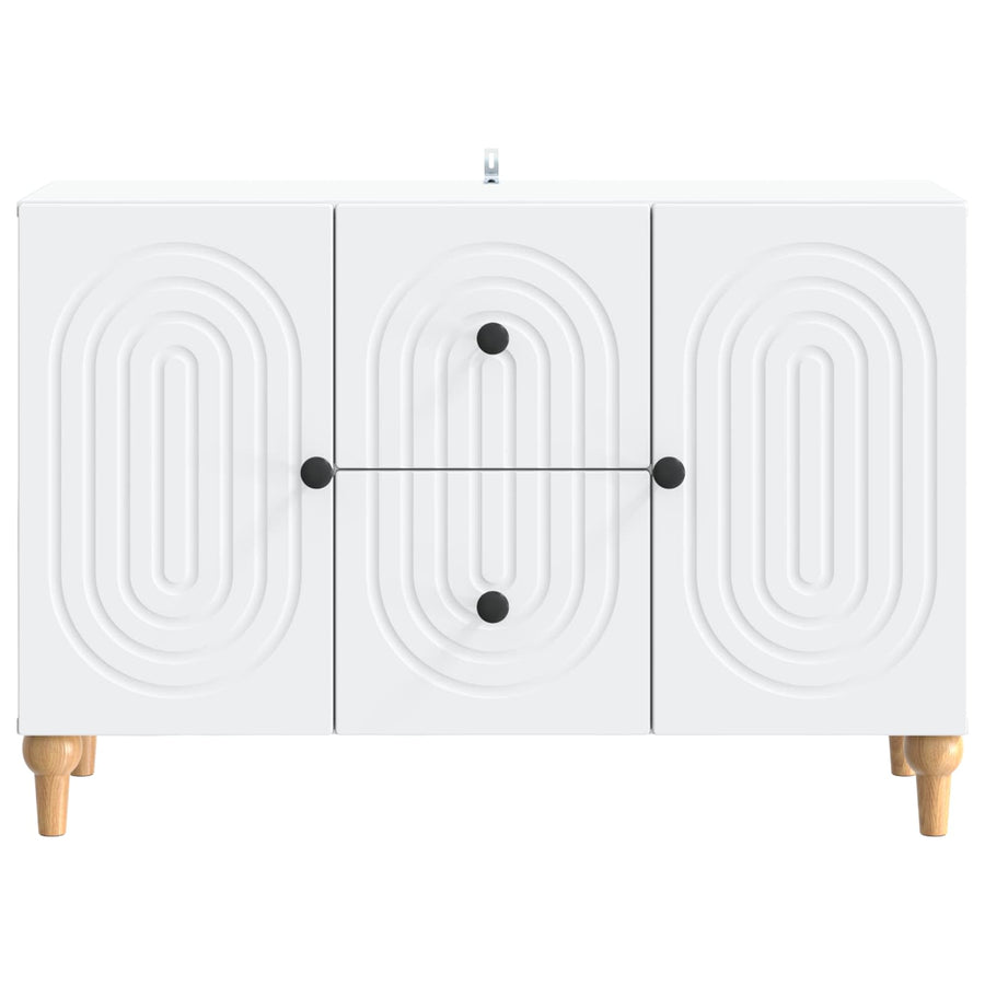 TV-kast met lade Wit 89 x 34,5 x 60 cm Bewerkt hout