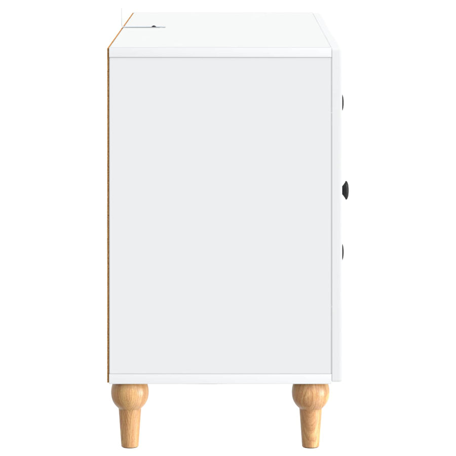 TV-kast met lade Wit 89 x 34,5 x 60 cm Bewerkt hout