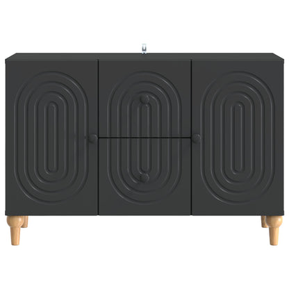 TV-kast met lade Zwart 89 x 34,5 x 60 cm Bewerkt hout