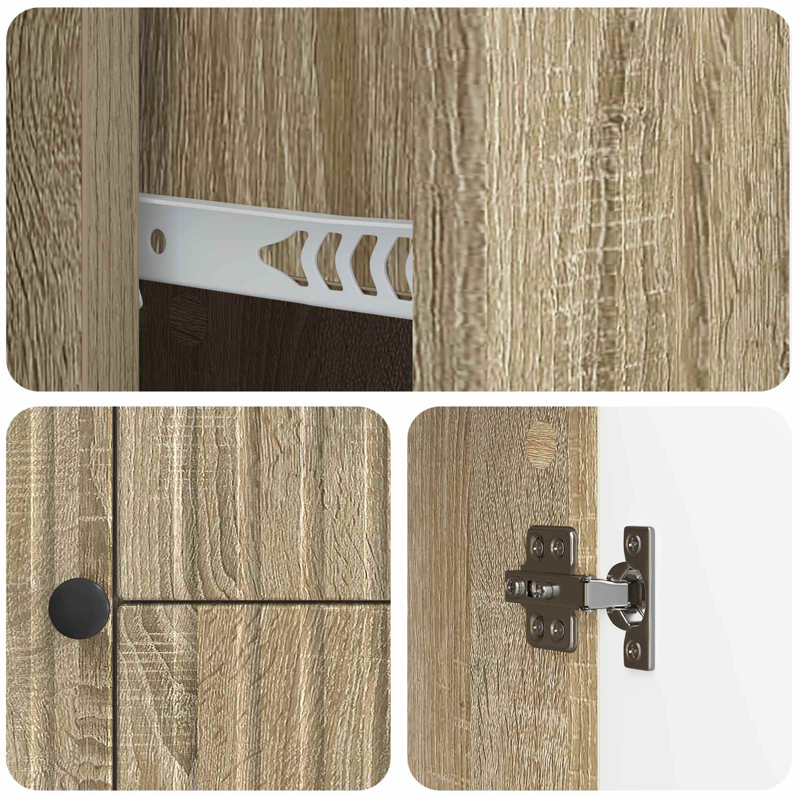 TV-kast met lade Sonoma Eiken 89 x 34,5 x 60 cm Bewerkt hout