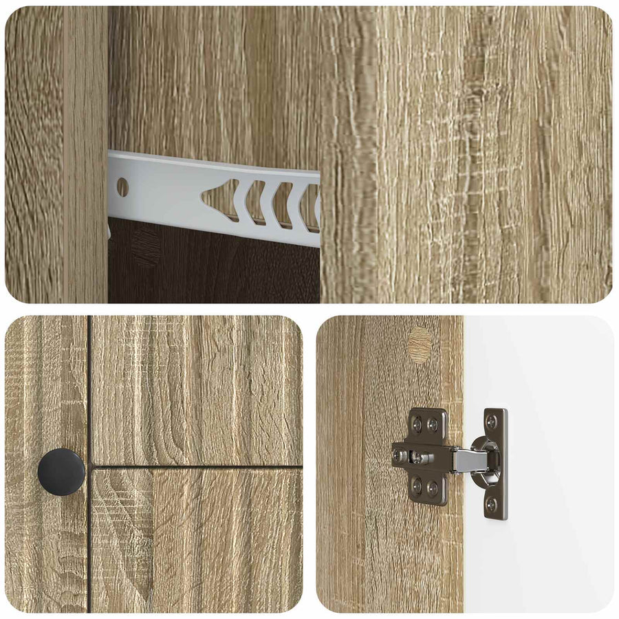 TV-kast met lade Sonoma Eiken 89 x 34,5 x 60 cm Bewerkt hout
