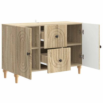 TV-kast met lade Sonoma Eiken 89 x 34,5 x 60 cm Bewerkt hout