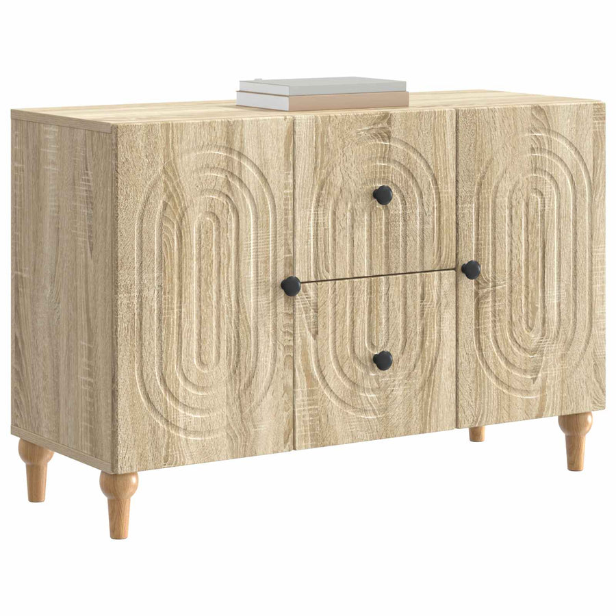 TV-kast met lade Sonoma Eiken 89 x 34,5 x 60 cm Bewerkt hout