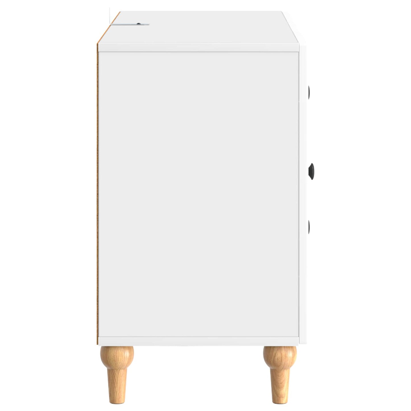 TV-kast met lade Hoogglans Wit 89 x 34,5 x 60 cm Bewerkt hout