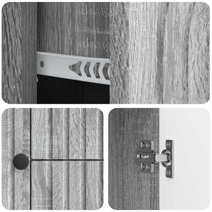 TV-kast met lade Grijs sonoma 89 x 34,5 x 60 cm Bewerkt hout