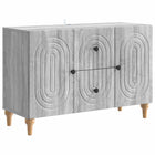 TV-kast 89x34,5x60 cm grijs sonoma bewerkt hout