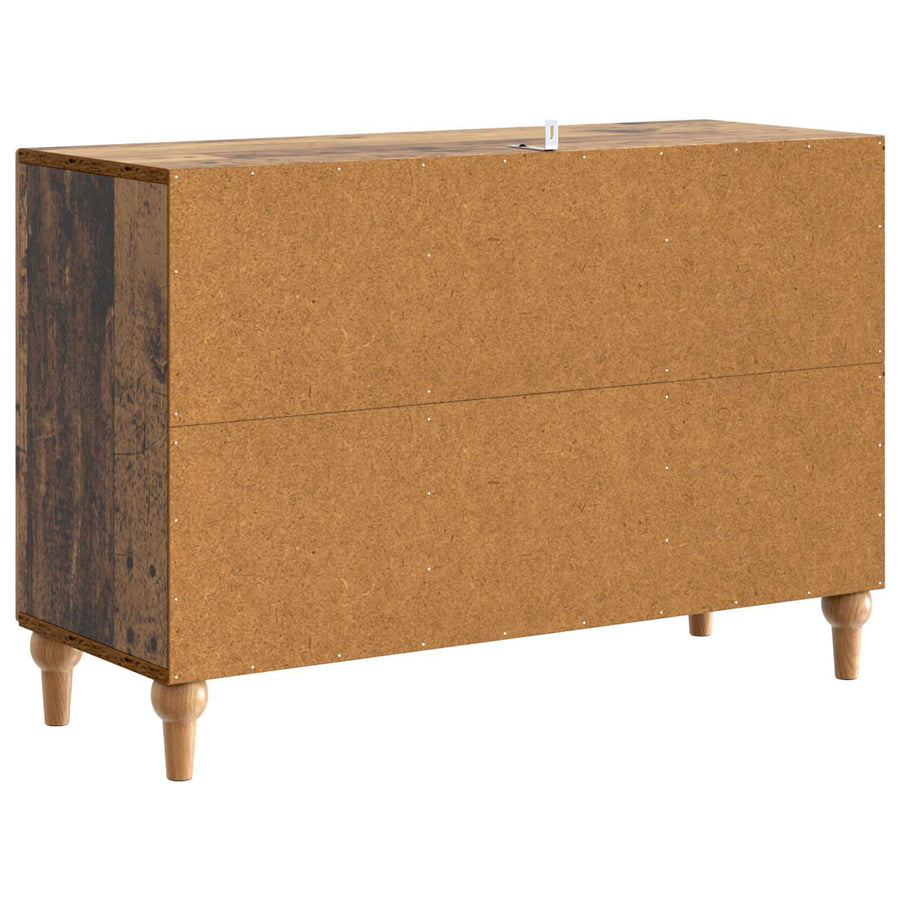 TV-kast met lade Oud hout 89 x 34,5 x 60 cm Bewerkt hout