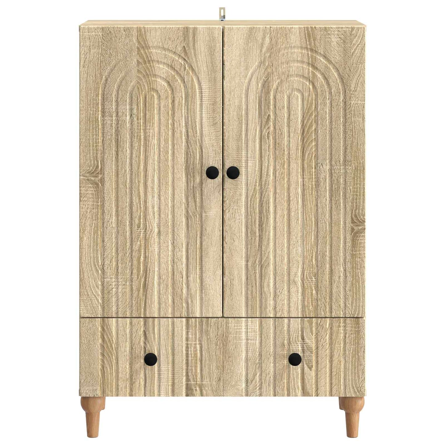 Dressoir met lade Sonoma Eiken 66 x 34,5 x 95 cm Bewerkt hout